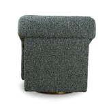 Cadence Swivel Armchair - Green Boucle Armchair Casa-Core
