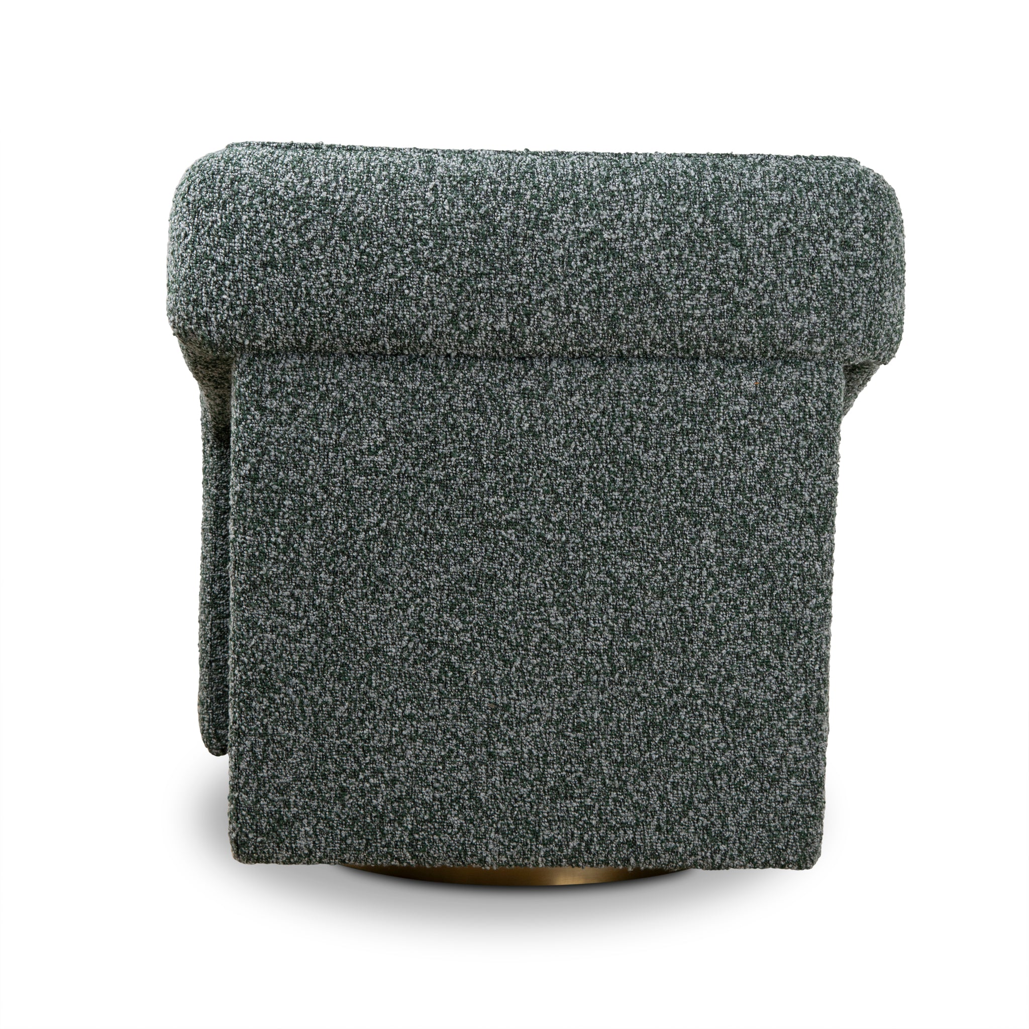 Cadence Swivel Armchair - Green Boucle Armchair Casa-Core
