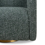 Cadence Swivel Armchair - Green Boucle Armchair Casa-Core