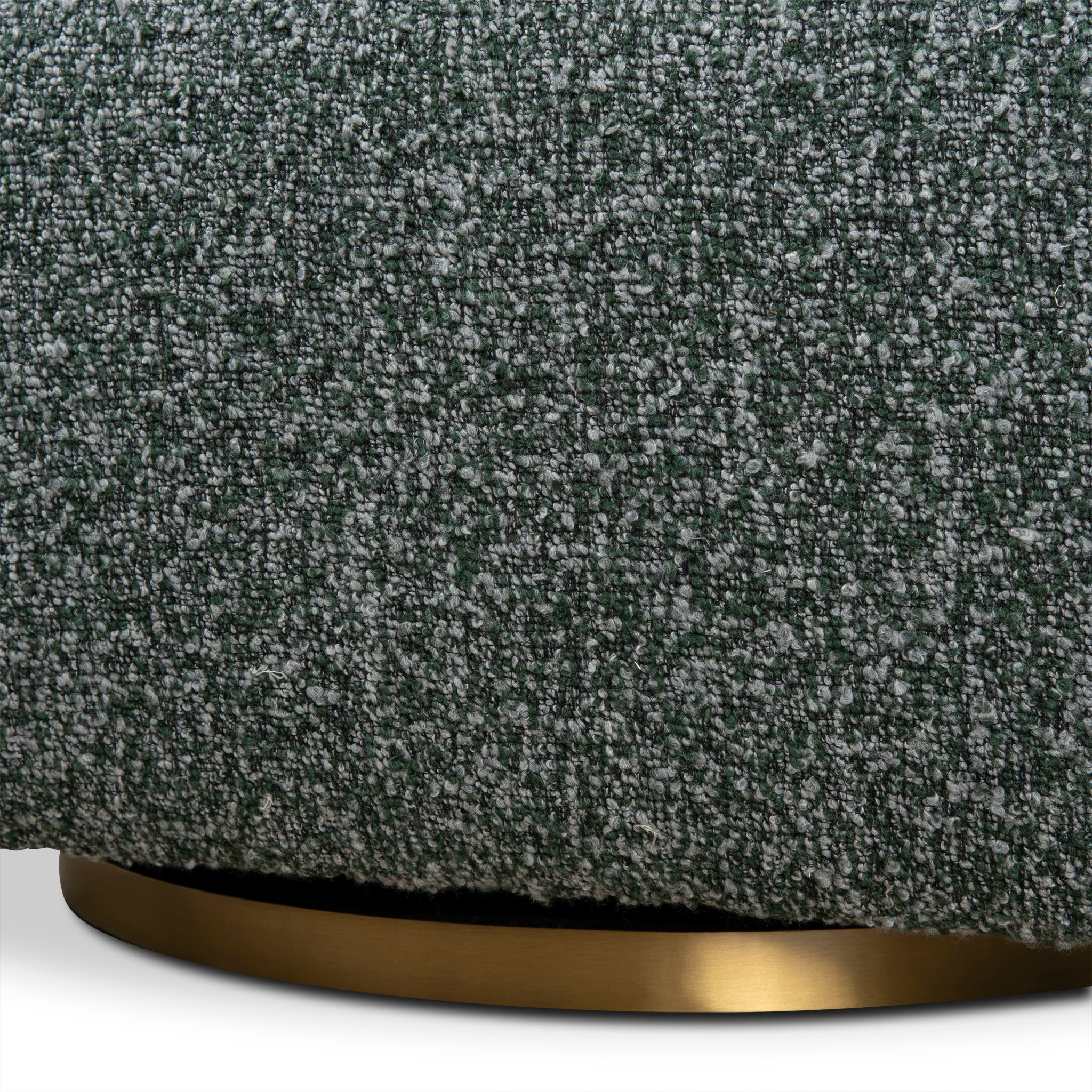 Cadence Swivel Armchair - Green Boucle Armchair Casa-Core