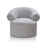 Caradoc Armchair - Light Grey Boucle Armchair Casa-Core