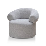 Caradoc Armchair - Light Grey Boucle Armchair Casa-Core