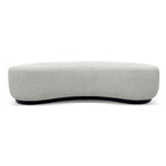 Aldona 1.8m Long Ottoman - Pearl Grey Boucle Ottoman Blue Steel Sofa- Core   
