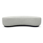 Aldona 1.8m Long Ottoman - Pearl Grey Boucle Ottoman Blue Steel Sofa- Core