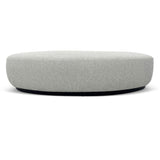 Aldona 1.8m Long Ottoman - Pearl Grey Boucle Ottoman Blue Steel Sofa- Core   