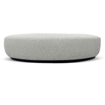 Aldona 1.8m Long Ottoman - Pearl Grey Boucle Ottoman Blue Steel Sofa- Core