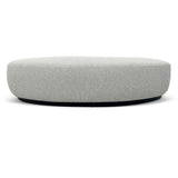Aldona 1.8m Long Ottoman - Pearl Grey Boucle Ottoman Blue Steel Sofa- Core
