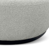 Aldona 1.8m Long Ottoman - Pearl Grey Boucle Ottoman Blue Steel Sofa- Core   