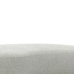 Aldona 1.8m Long Ottoman - Pearl Grey Boucle Ottoman Blue Steel Sofa- Core