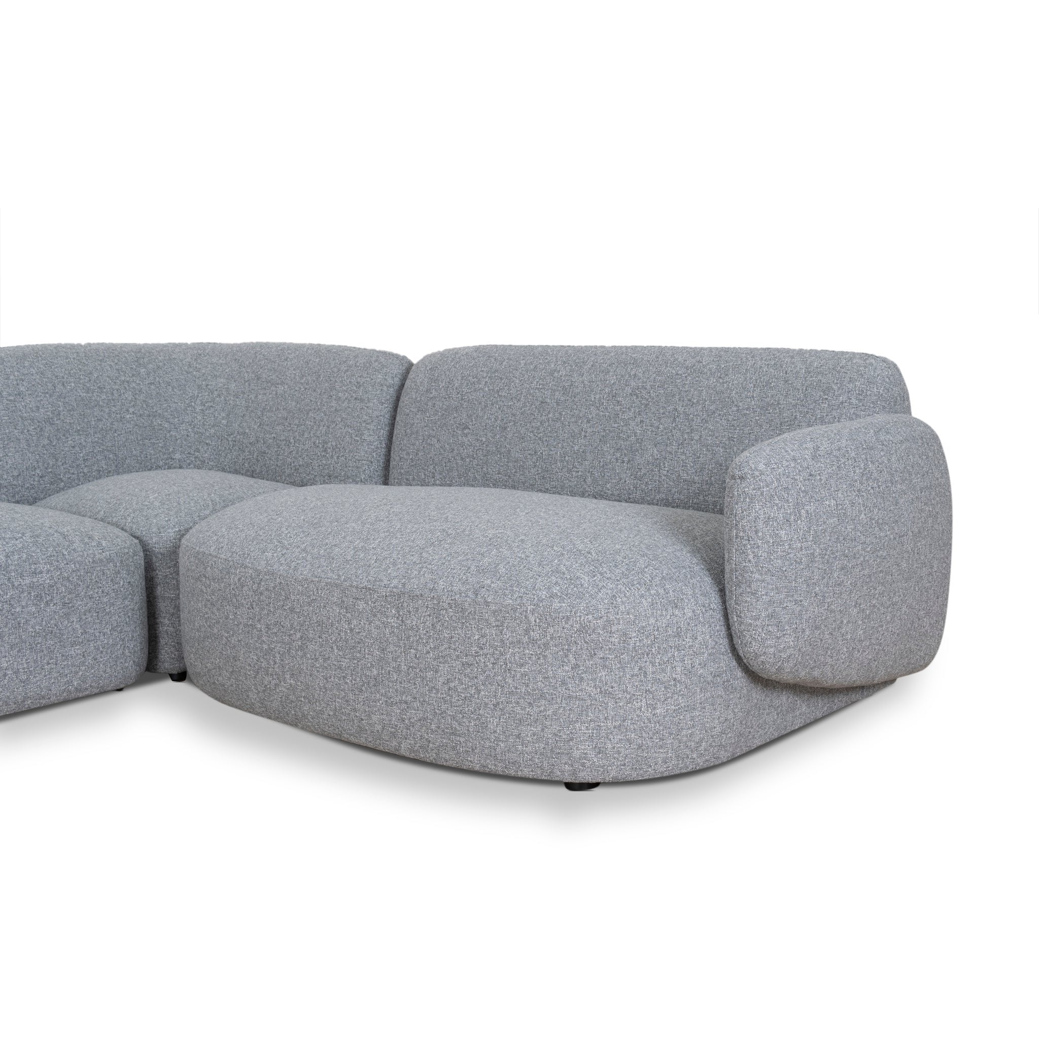 Ex Display - Gosling Right Chaise Modular Sofa - Glacier Grey Chaise Lounge K Sofa-Core