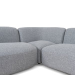Gosling Left Chaise Modular Sofa - Glacier Grey Chaise Lounge K Sofa-Core