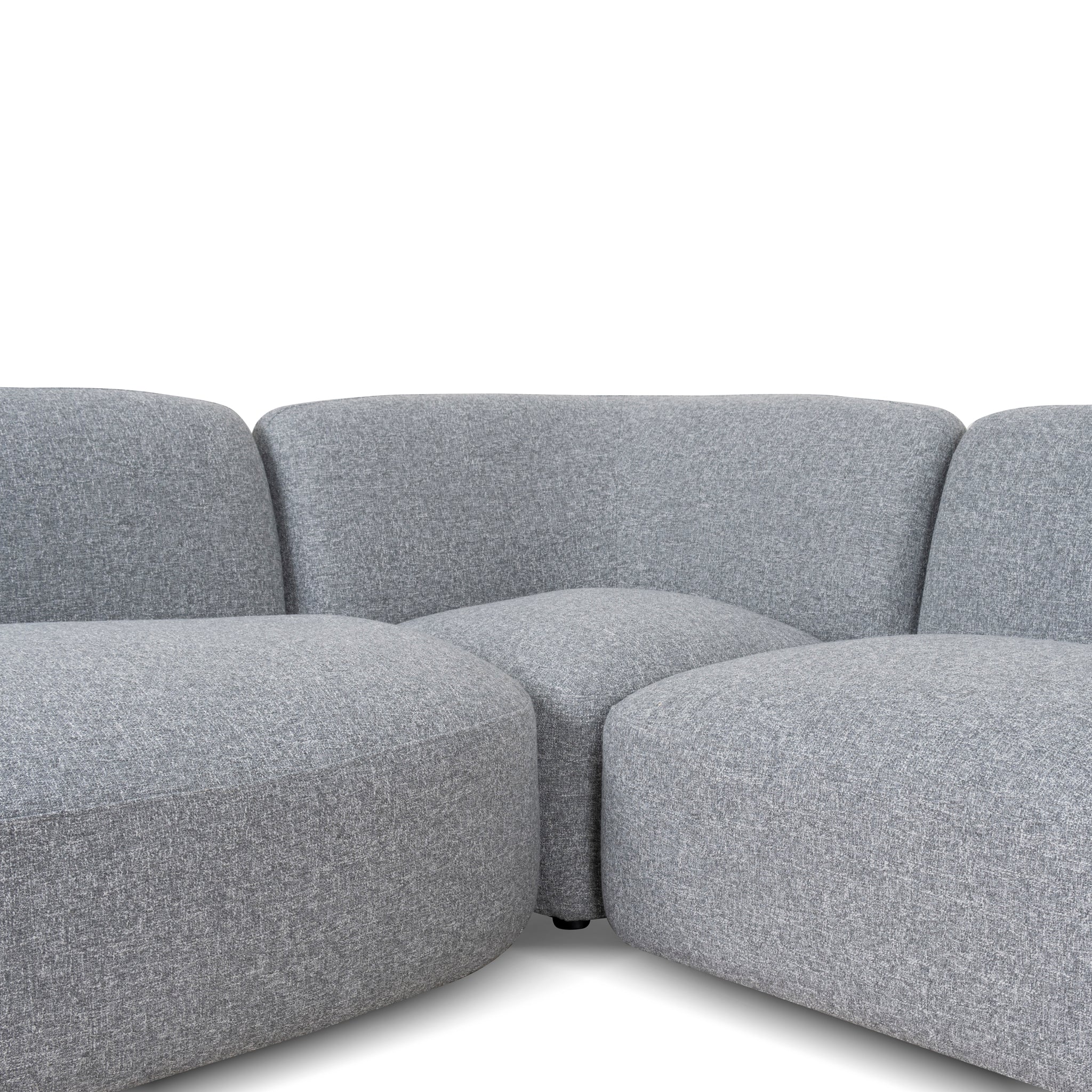 Gosling Left Chaise Modular Sofa - Glacier Grey Chaise Lounge K Sofa-Core