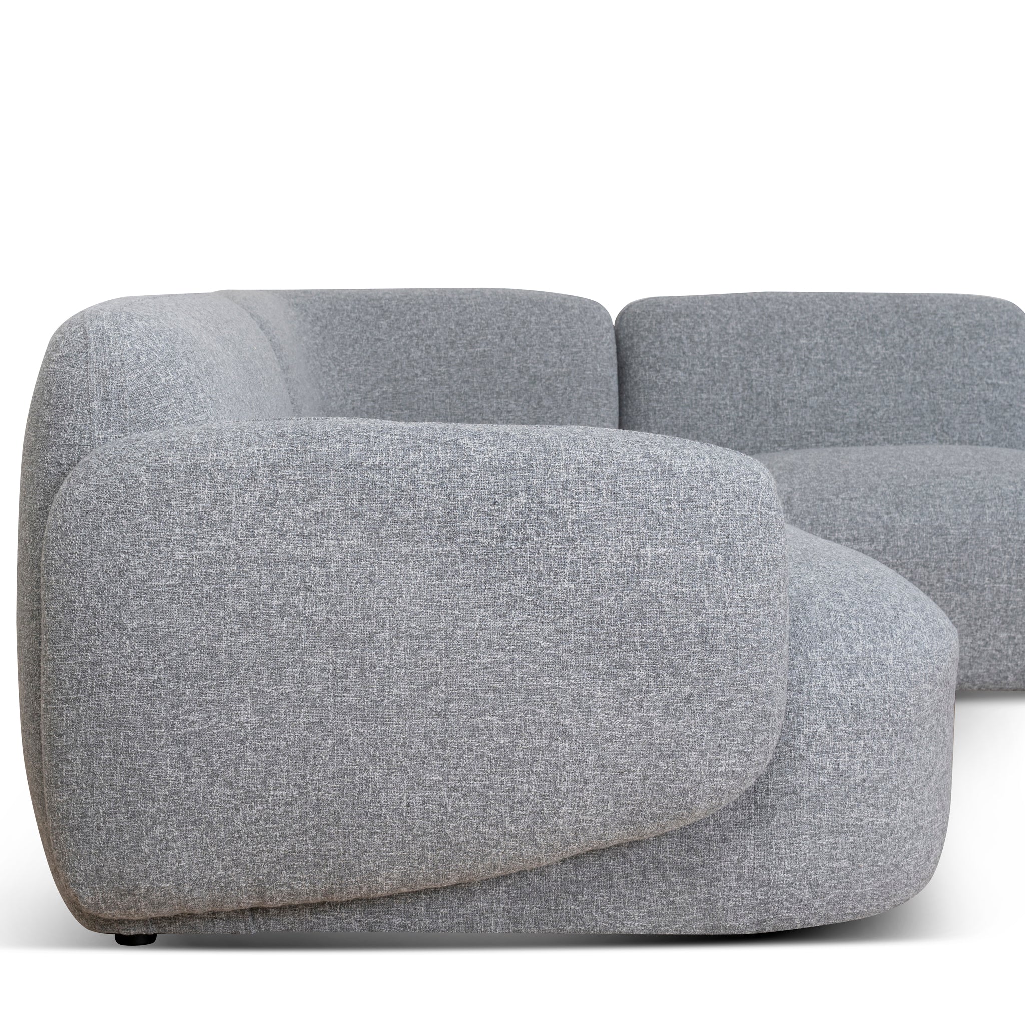 Gosling Left Chaise Modular Sofa - Glacier Grey Chaise Lounge K Sofa-Core