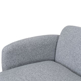 Gosling Left Chaise Modular Sofa - Glacier Grey Chaise Lounge K Sofa-Core