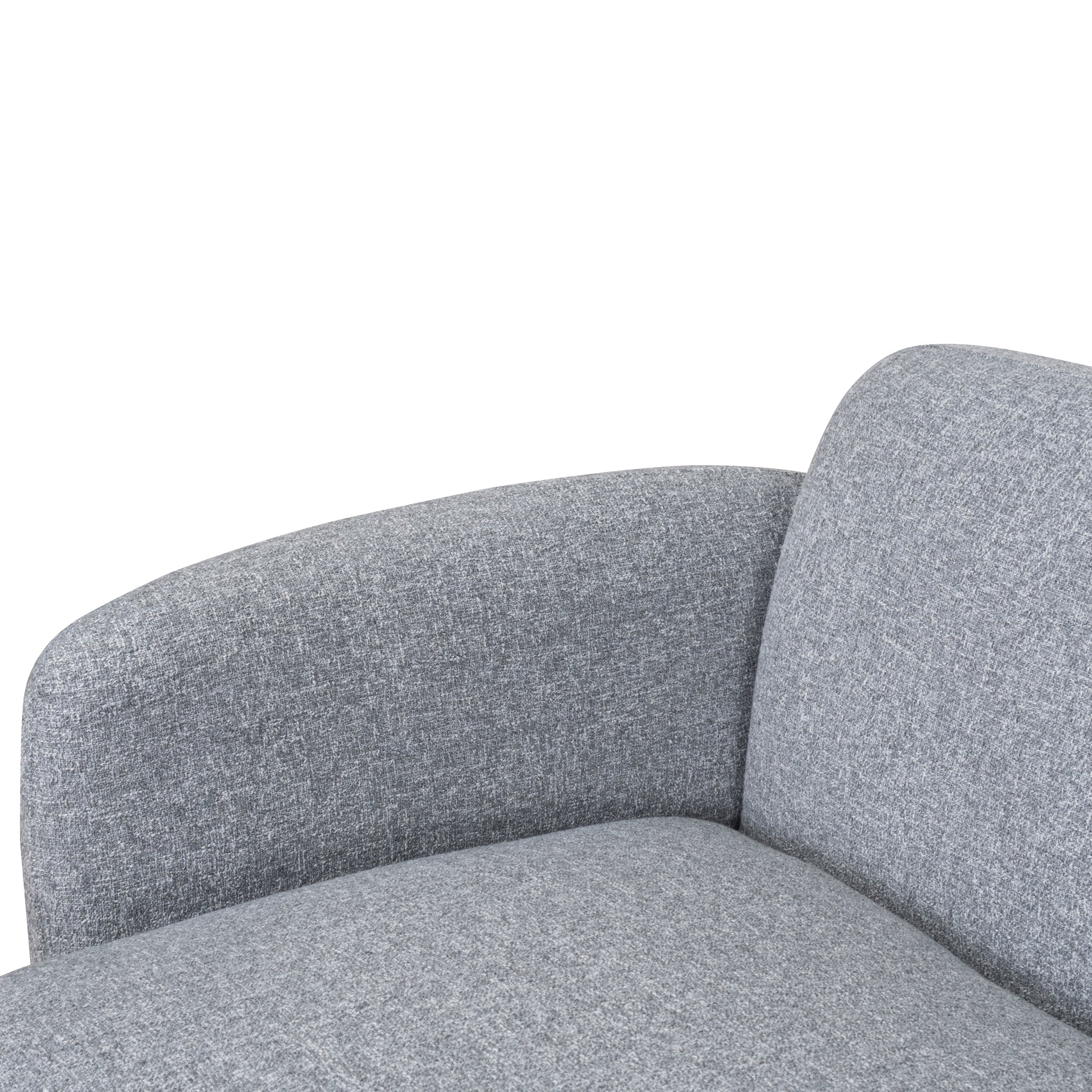 Gosling Left Chaise Modular Sofa - Glacier Grey Chaise Lounge K Sofa-Core