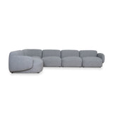 Gosling Left Chaise Modular Sofa - Glacier Grey Chaise Lounge K Sofa-Core