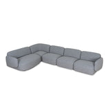 Gosling Left Chaise Modular Sofa - Glacier Grey Chaise Lounge K Sofa-Core