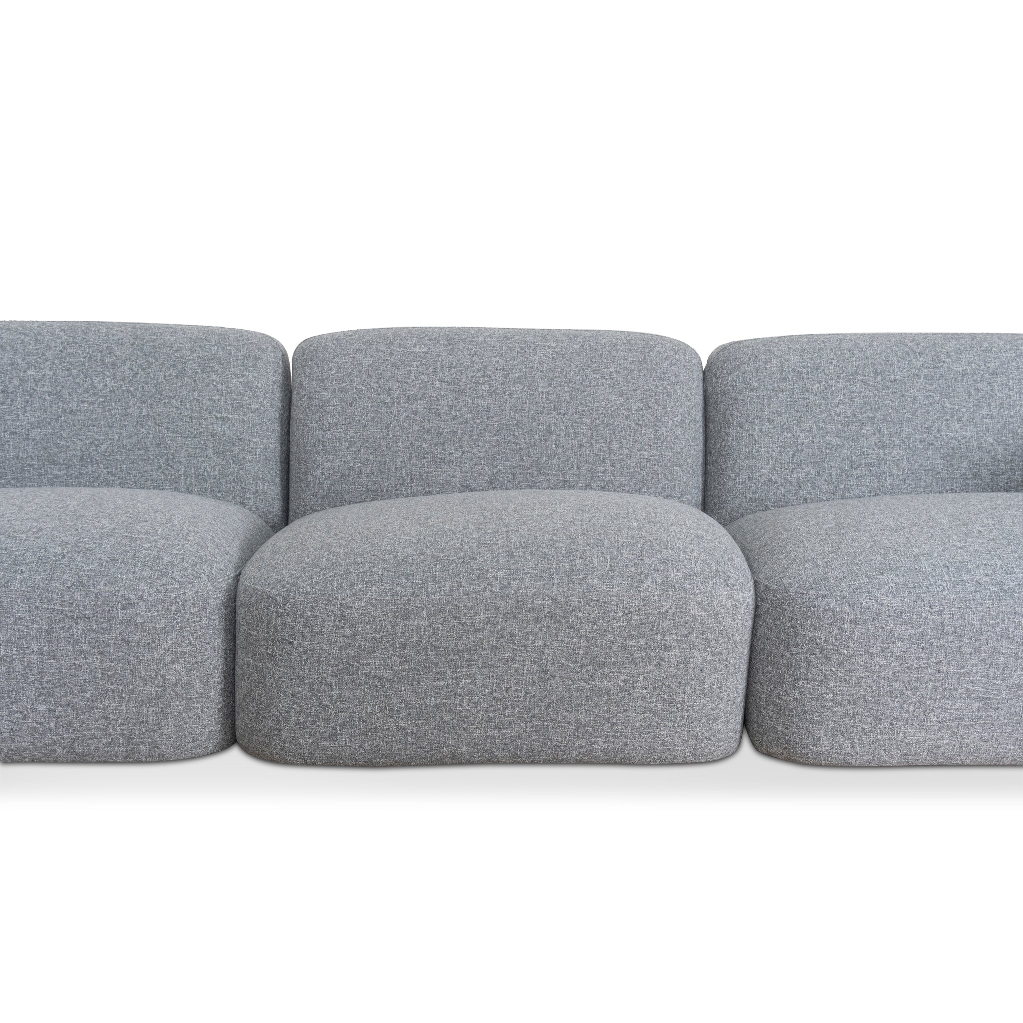 Gosling Left Chaise Modular Sofa - Glacier Grey Chaise Lounge K Sofa-Core
