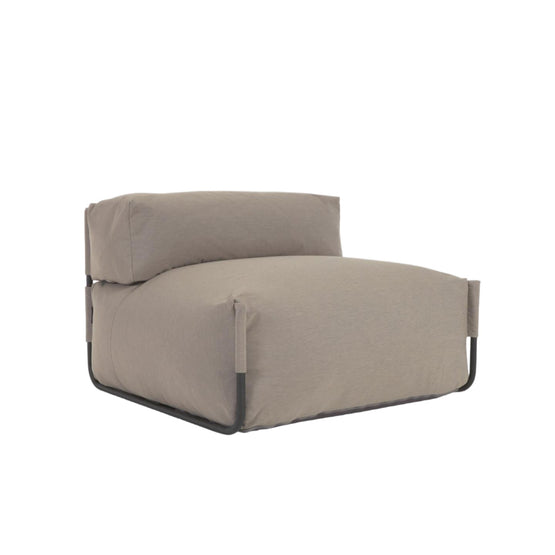 Zoya Fabric Modular Lounge Chair - Beige Lounge Chair The Form-Local   
