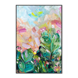 I Absorb The Sunlight, By Lia Neil Wall Art Gioia-Local 40x60cm Framed Canvas Black