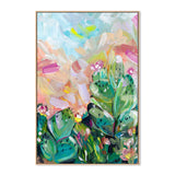 I Absorb The Sunlight, By Lia Neil Wall Art Gioia-Local 40x60cm Framed Canvas Oak