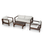 Armani 4pcs Outdoor Lounge Set - Royal Sand Outdoor Lounge Set Eminem-Core