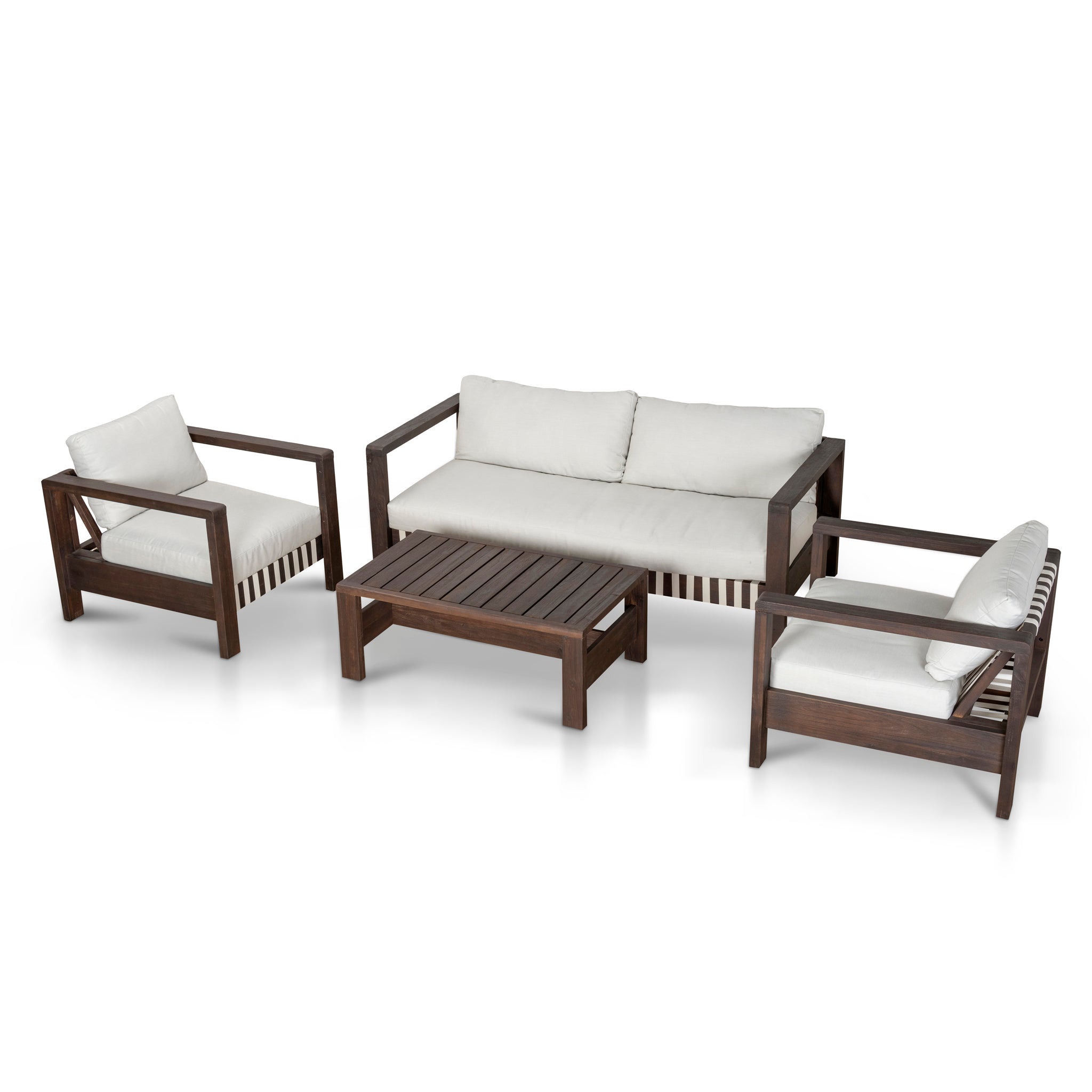 Armani 4pcs Outdoor Lounge Set - Royal Sand Outdoor Lounge Set Eminem-Core