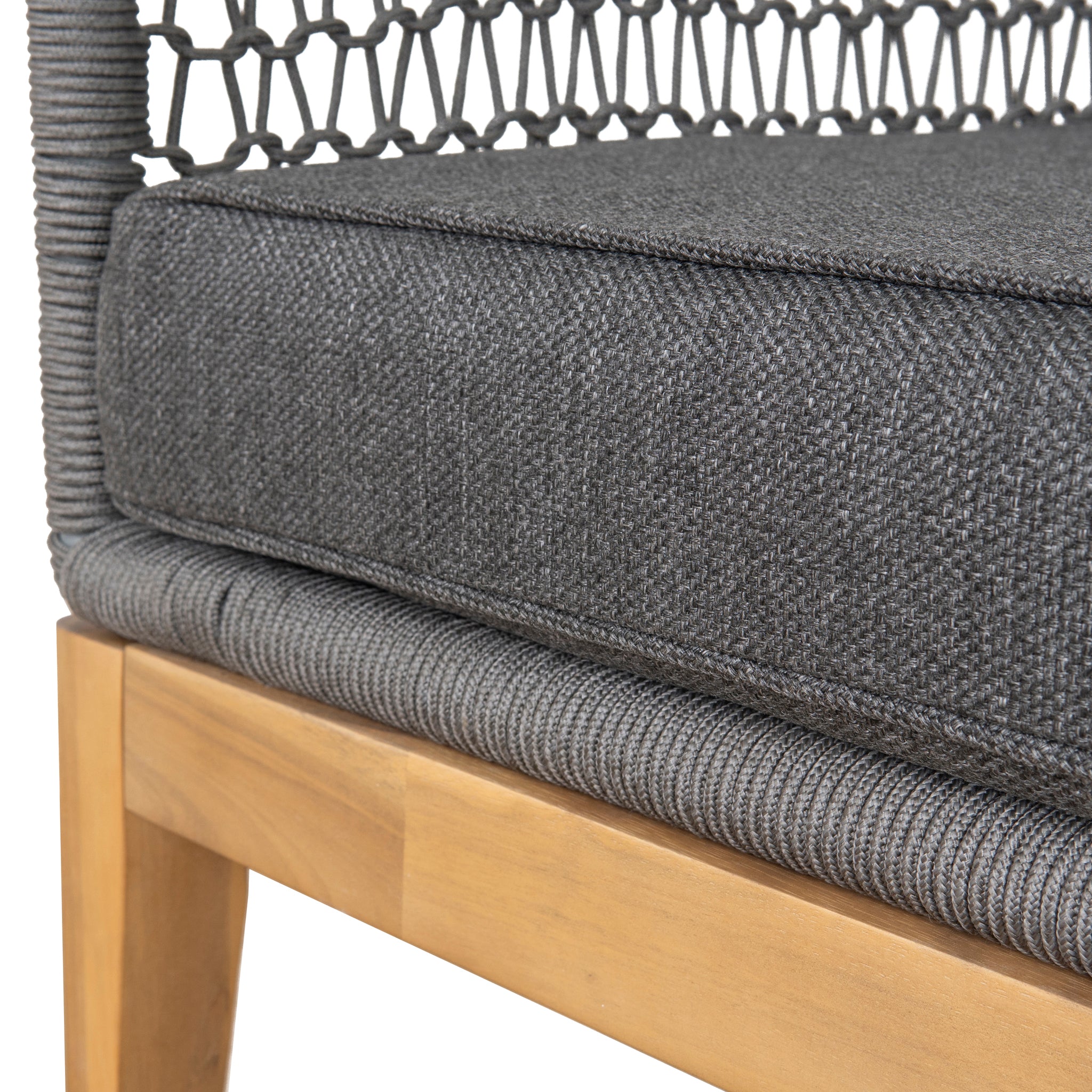 Nafisa 4pcs Outdoor Lounge Set - Grey Outdoor Set Eminem-Core