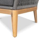 Nafisa 4pcs Outdoor Lounge Set - Grey Outdoor Set Eminem-Core