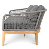 Nafisa 4pcs Outdoor Lounge Set - Grey Outdoor Set Eminem-Core