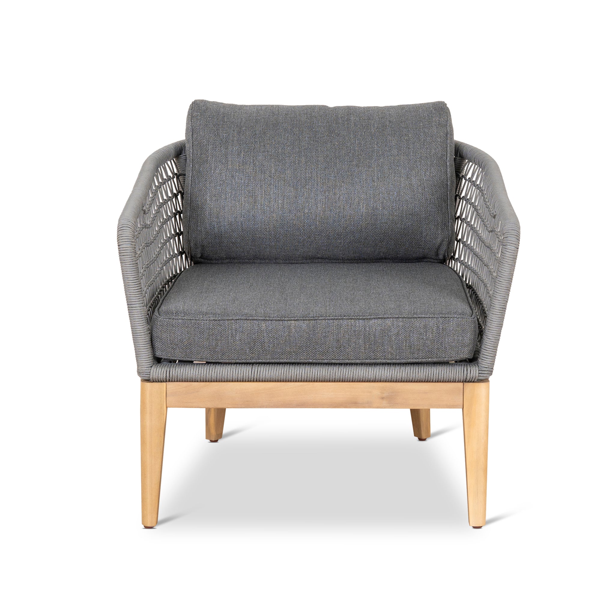 Nafisa 4pcs Outdoor Lounge Set - Grey Outdoor Set Eminem-Core