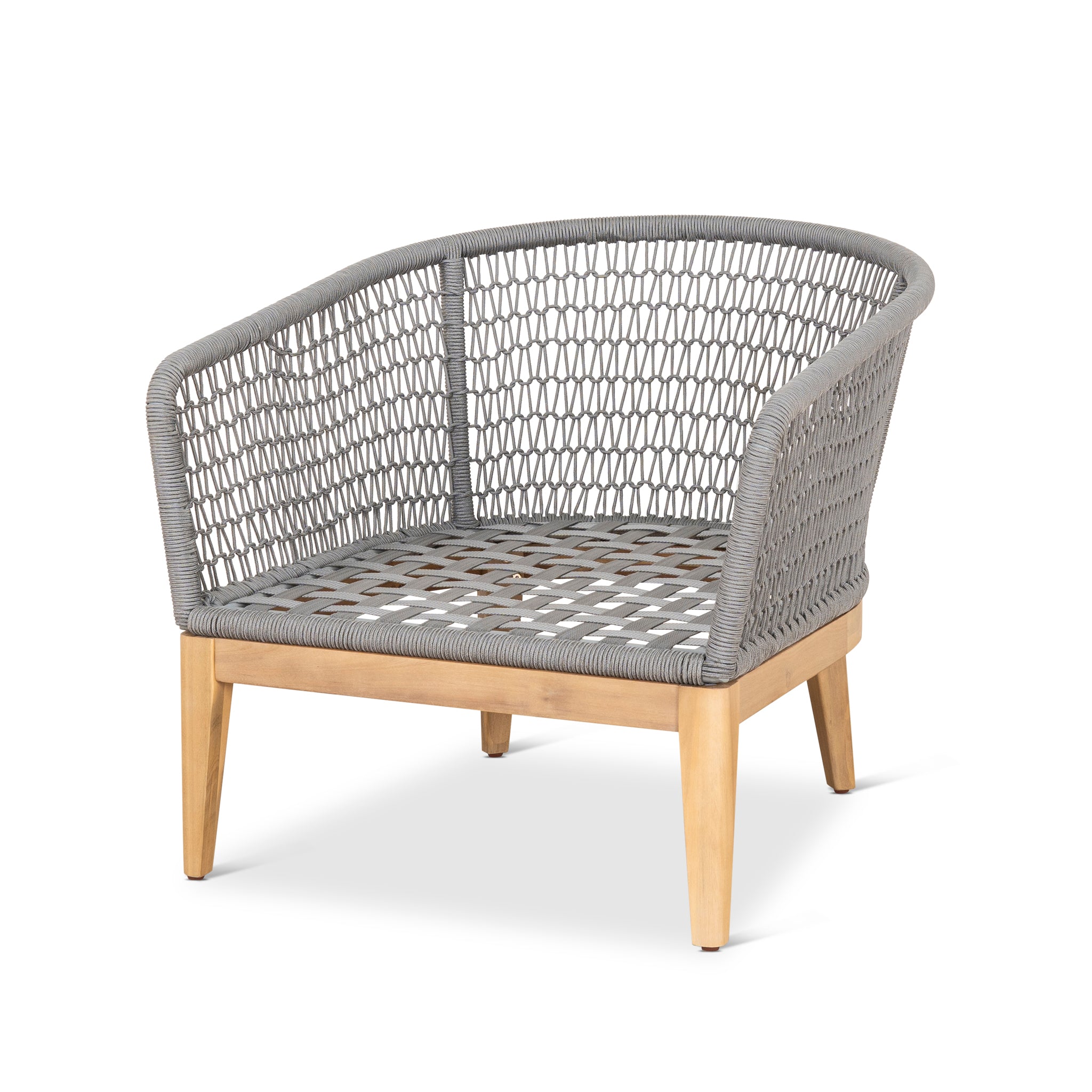 Nafisa 4pcs Outdoor Lounge Set - Grey Outdoor Set Eminem-Core