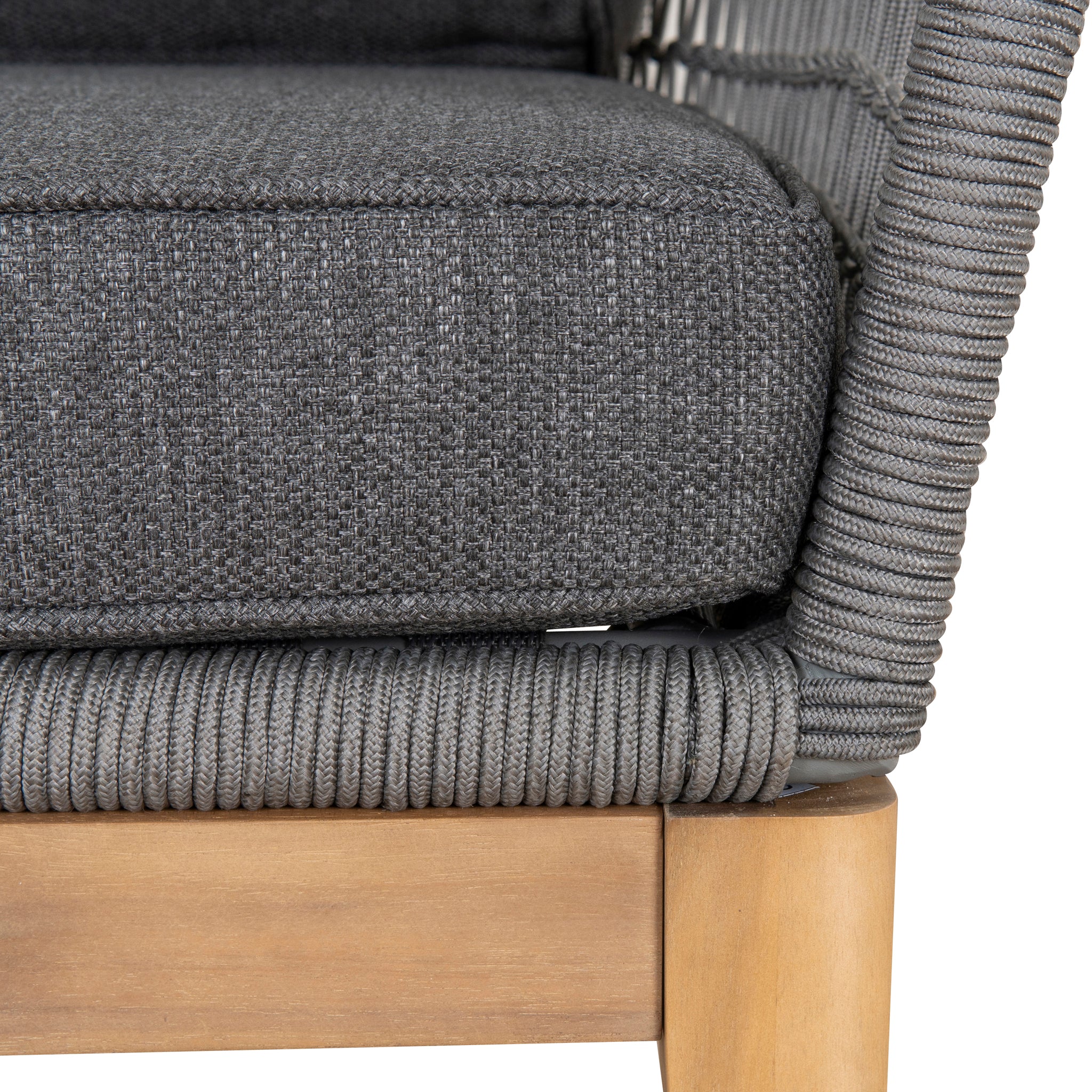 Nafisa 4pcs Outdoor Lounge Set - Grey Outdoor Set Eminem-Core