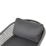 Nafisa 4pcs Outdoor Lounge Set - Grey Outdoor Set Eminem-Core