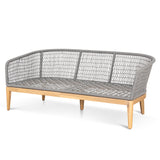 Nafisa 4pcs Outdoor Lounge Set - Grey Outdoor Set Eminem-Core