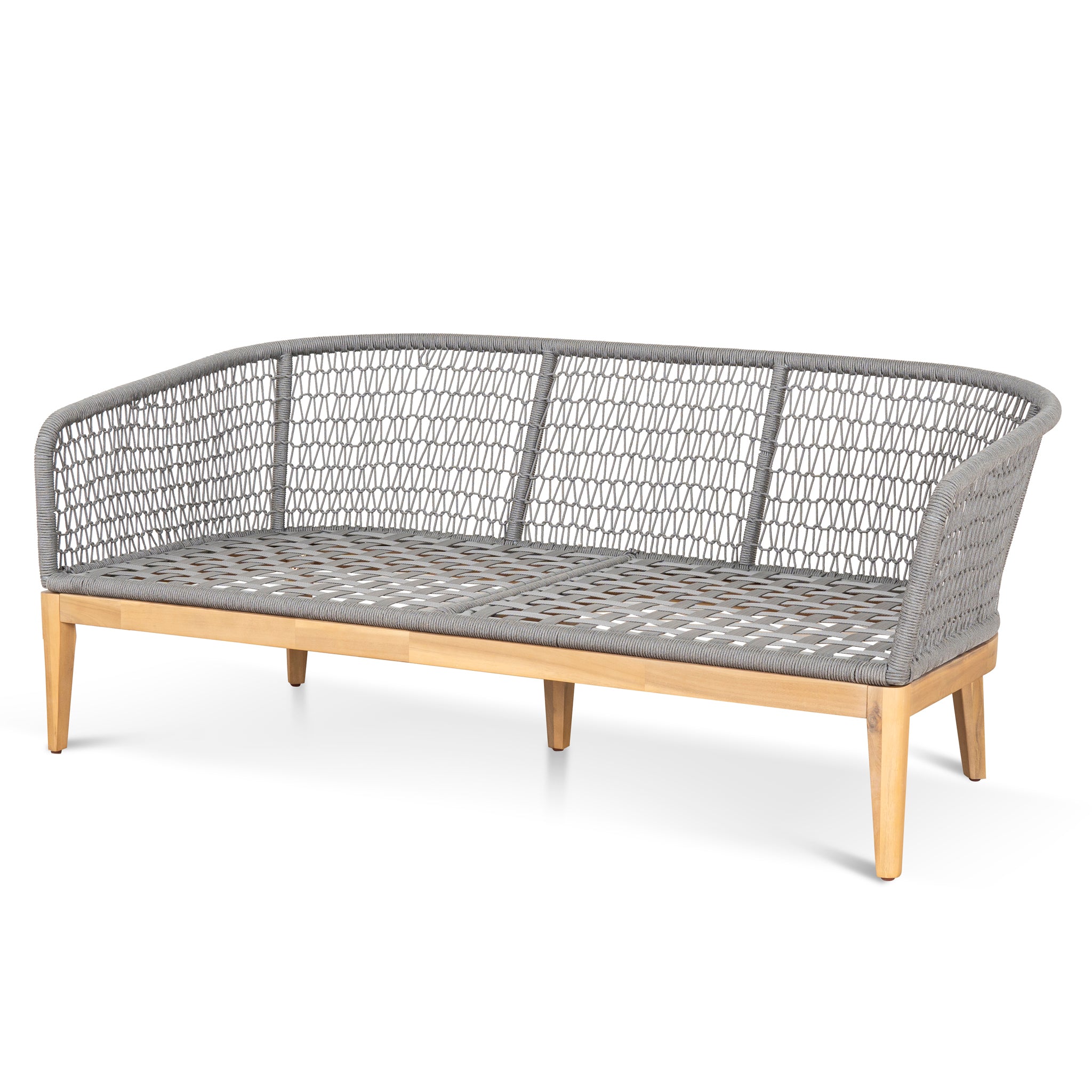 Nafisa 4pcs Outdoor Lounge Set - Grey Outdoor Set Eminem-Core