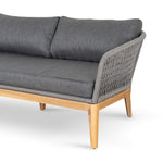 Nafisa 4pcs Outdoor Lounge Set - Grey Outdoor Set Eminem-Core