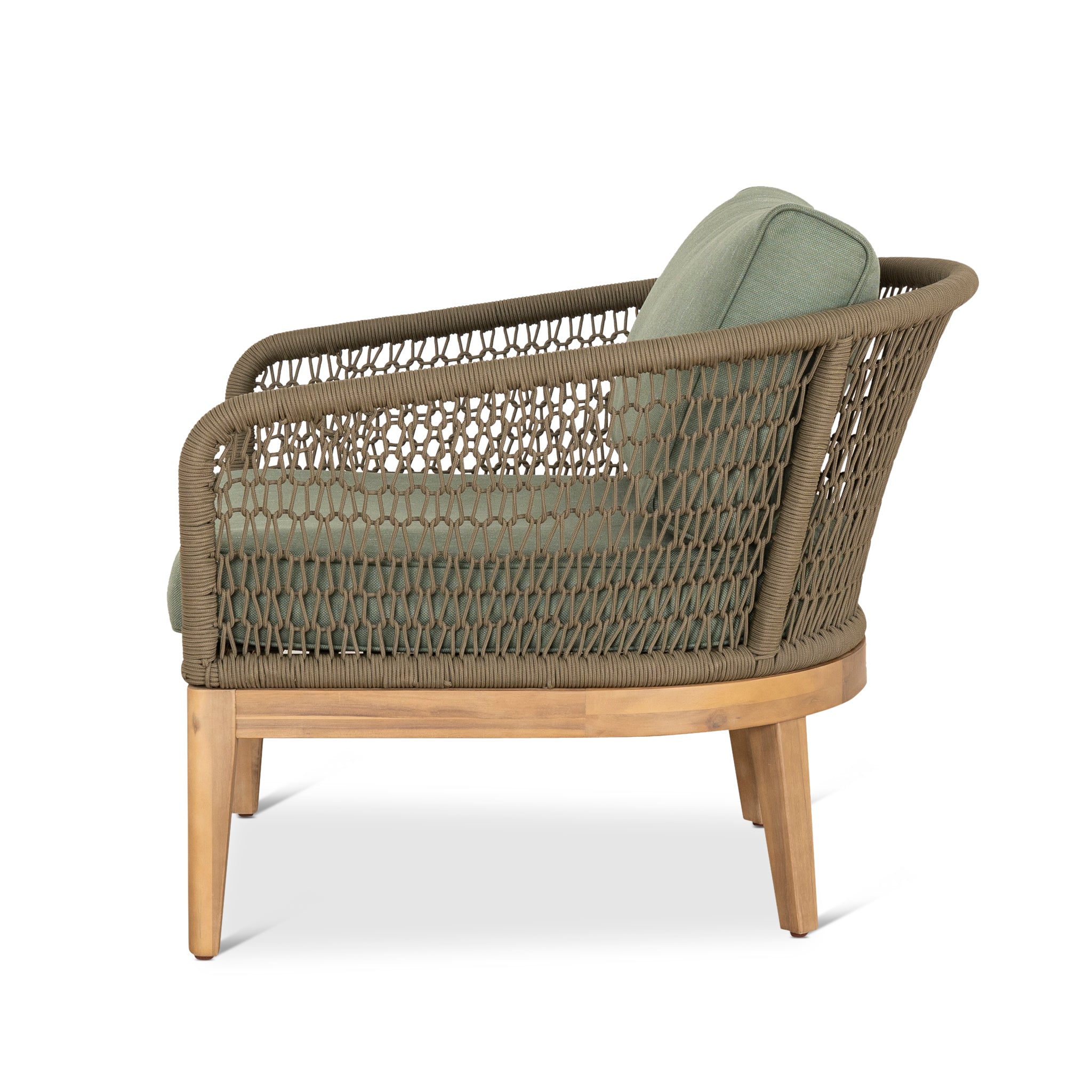 Nafisa 4pcs Outdoor Lounge Set - Royal Stone Green Outdoor Lounge Set Eminem-Core   