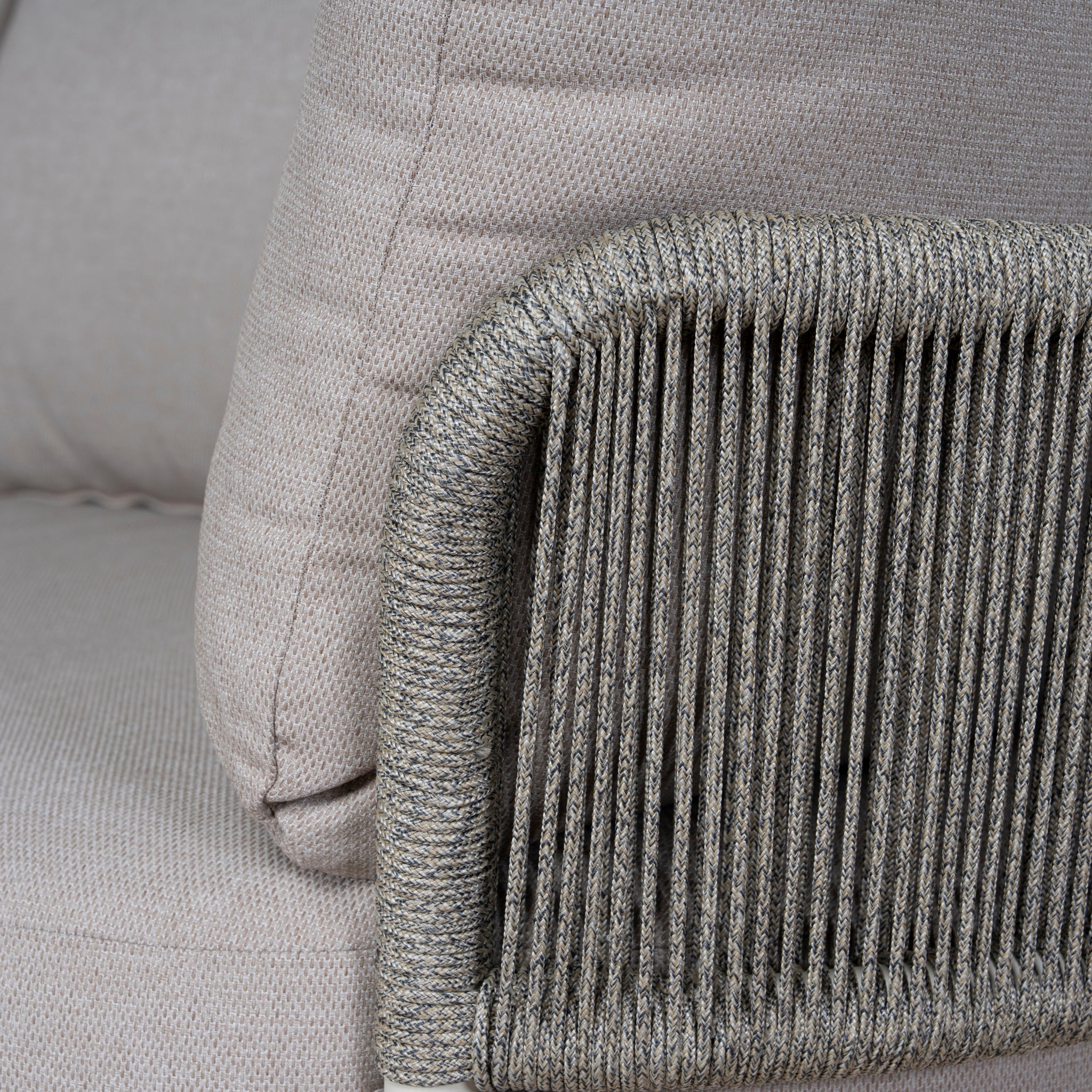 Norali Outdoor Corner Sofa - Light Brown Outdoor Sofa Eminem-Core