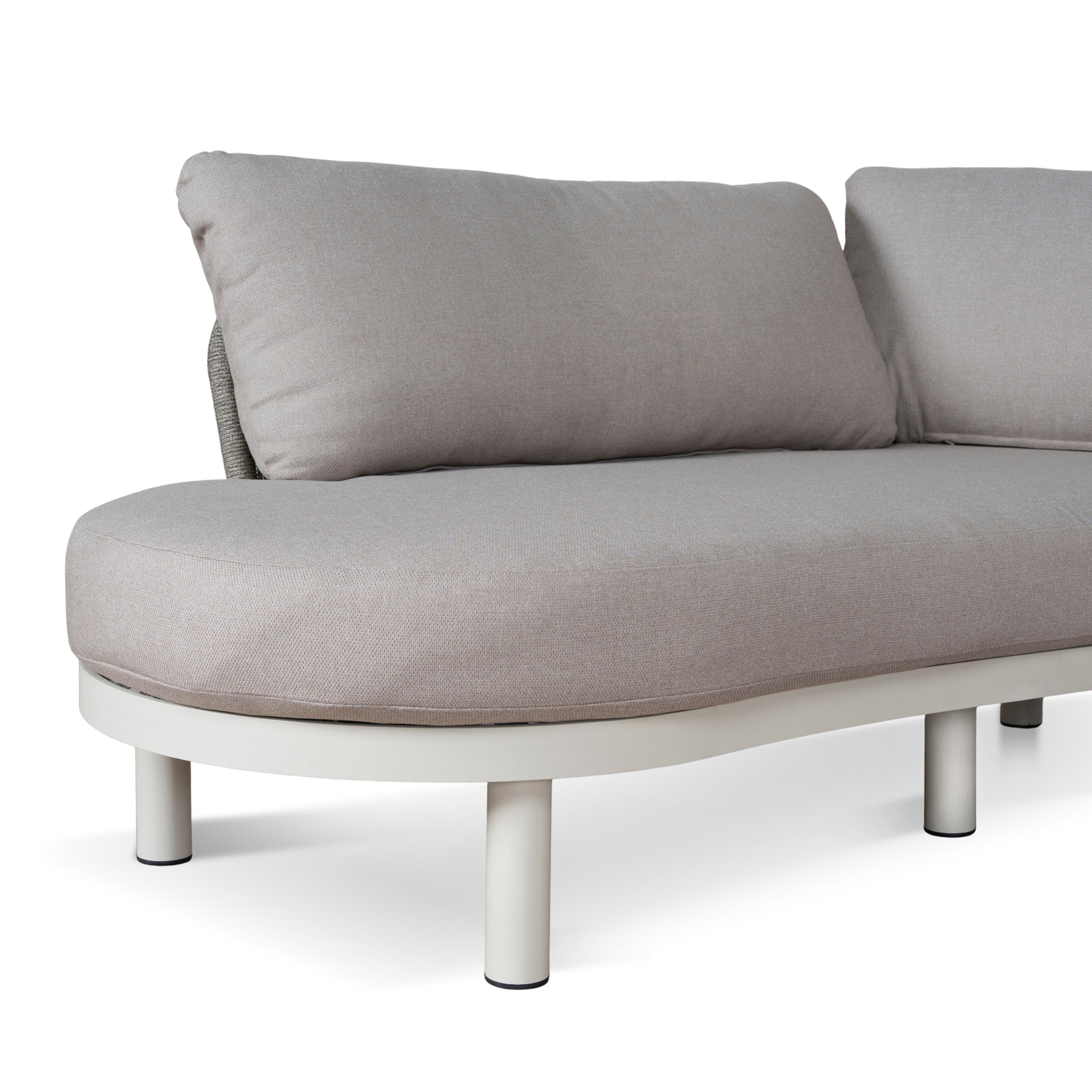 Norali Outdoor Corner Sofa - Light Brown Outdoor Sofa Eminem-Core