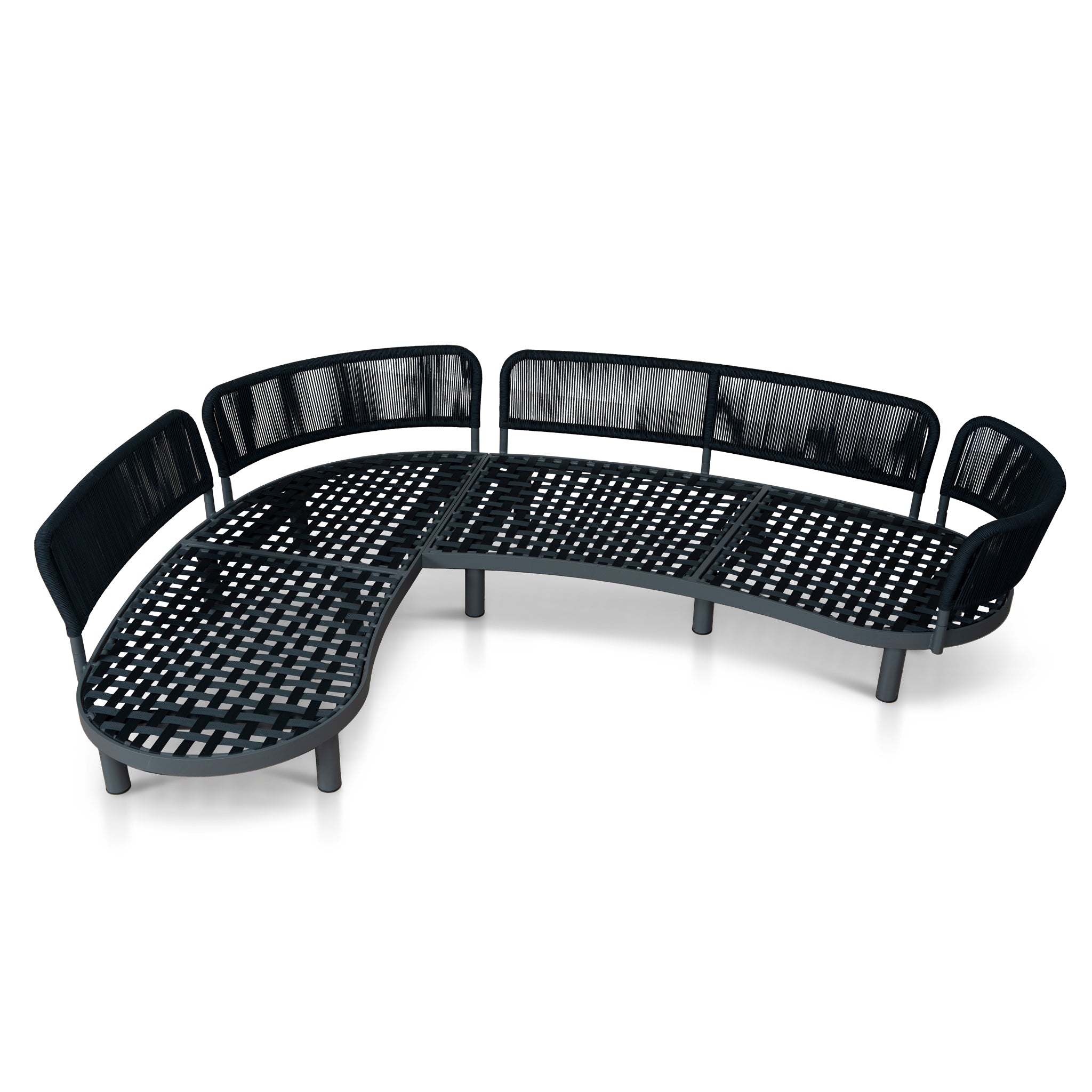Norali Outdoor Corner Sofa - Royal Dark Grey Outdoor Sofa Eminem-Core