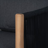 Varela 4pcs Outdoor Lounge Set - Anthracite Outdoor Lounge Set Eminem-Core