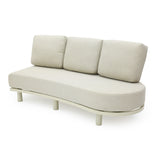 Merano 6 Seater Outdoor Corner Set - Cream White