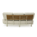 Merano 6 Seater Outdoor Corner Set - Cream White