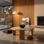 Larisa 100cm Travertine Coffee Table - Natural Coffee Table NY-Core
