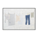 Laundry Day, By Courtney Prahl Wall Art Gioia-Local 60x40cm Framed Canvas Black