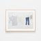 Laundry Day, By Courtney Prahl Wall Art Gioia-Local 60x40cm Framed Poster Black