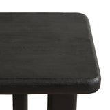 Lauv 41cm Wooden Side Table - Black Side Table Sasson-Local