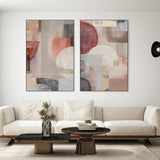 Neutral Fantasia, Style A & B, Set of 2, By Courtney Prahl Wall Art Gioia-Local