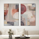Neutral Fantasia, Style A & B, Set of 2, By Courtney Prahl Wall Art Gioia-Local